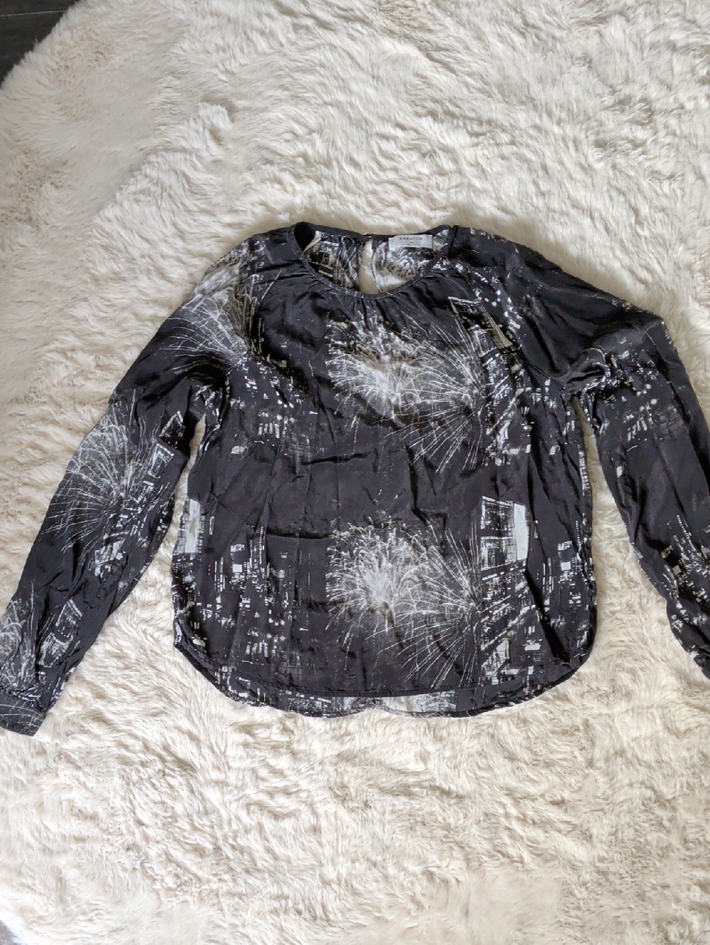 Babaton Silk Long-Sleeve Blouse
